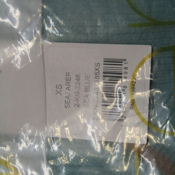 NEW ETCETERA Cardigan Sweater Sea Blue Size XS Seafarer V-Neck Long Sleeve - Picture 4 of 8